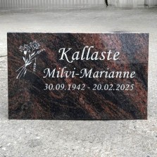 Hauaplaat | Hauakivi | Hauapiire - Corona Kivi OÜ - Hauakivi Salong