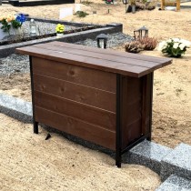 Puidust kalmupink kastiga