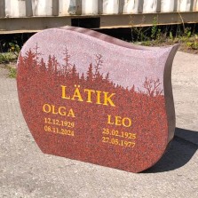 Hauakivid Tallinnas | Mahla 64  Männikul - Hauakivi | Hauaplaat | Hauapiire
